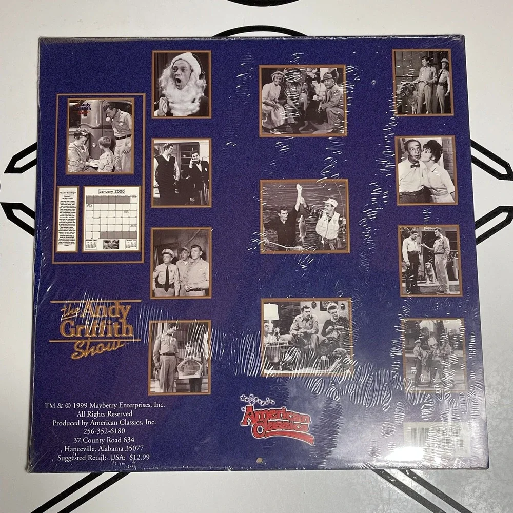 The Andy Griffith Show 40th Anniversary‎ 12 Month Calendar 2000 New in Wrapping